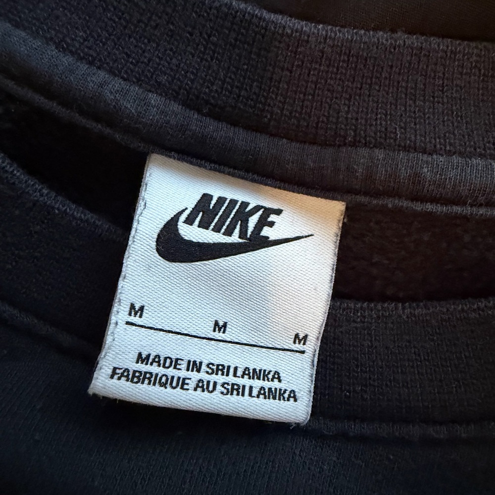 Nike Men's Classic Black Crewneck Sweater - Picture 2 of 2